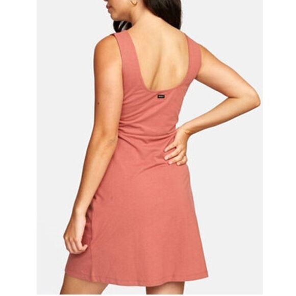 RVCA Denzel Dress Rose Knit Mini Women's S - Picture 2 of 11